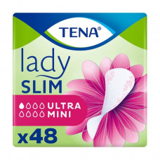 Feminine urological pads TENA Lady Slim Ultra Mini, 48 pieces