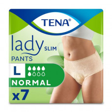 Woman urological pants TENA Lady Slim Pants Normal, L (95-125 cm), 7 pieces