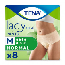 Woman urological pants TENA Lady Slim Pants Normal, M (75-100 cm), 8 pieces