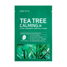 The calming ampoule sheet Some By Mi Tea Tree Calming Glow Luminous Ampoule Mask face pack with a tea tree, 25 g