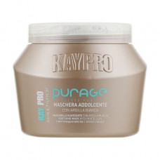 The calming mask for KayPro Purage hair with white clay, 500 ml