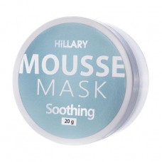 Calming mousse - a Hillary Mousse Mask Soothing Sorbet face pack, 20 g