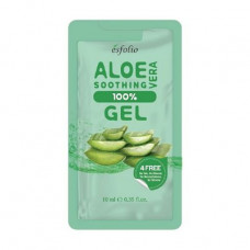 Uspokaivayushchy face gel and leather of Esfolio Moisture Soothing Gel Aloe Vera of 100% with an aloe belief, 10 ml