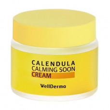 Uspokaivayushchy cream for the person WellDerma Calendula Calming Soon Cream with a calendula, 80 g