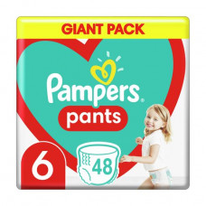 Markdown! Pampers Pants diapers shorts size 6 (15+ of kg), 48 pieces