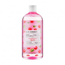 The moisturizing and calming micellar water for the person Bielenda Eco Sorbet Moisturizing & Soothing Micellar Water with extract of raspberry, 500 ml