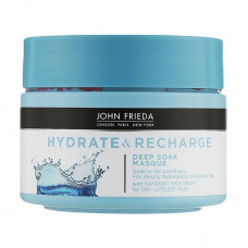 Moisturizing mask for dry hair of John Frieda Hydrate & Recharge Deep Soak Masque, 250 ml