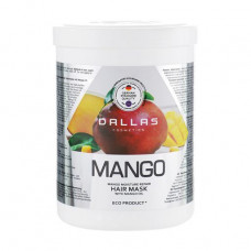 Moisturizing mask for hair of Dallas Cosmetics Mango Moisture Repair Mask with oil of mango, 1000 ml