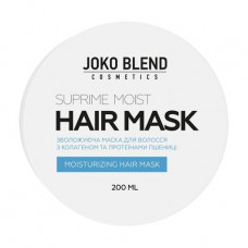 Moisturizing mask for all types of hair Joko Blend Suprime Moist Hair Mask with collagen and proteins of wheat, 200 ml