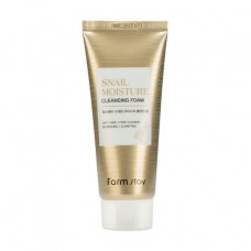 The moistening skin for washing of FarmStay Snail Moisture Cleansing Foam with mutsiny snails, 100 ml