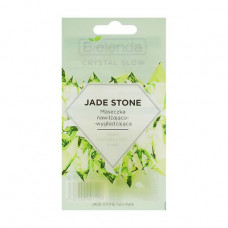 The moistening, smoothing Bielenda Crystal Glow Jade Stone Face Mask face pack, 8 g