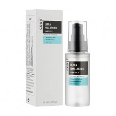 The moisturizing serum for the person Coxir Ultra Hyaluronic Ampoule with hyaluronic acid, 50 ml