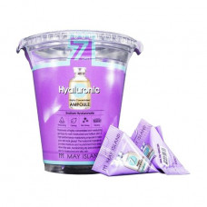The moisturizing serum for the person May Island 7 Days Highly Concentrated Hyaluronic Ampoule with hyaluronic acid, 12*3 g