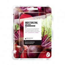 The moistening fabric Superfood For Skin Moisturizing Sheet Mask face pack Beet, 25 ml