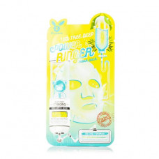 The moistening fabric mask for problem skin of Elizavecca Milky Piggy Cyborg Tea Tree Deep Power Ringer Mask Pack with extract of a tea tree, 23 ml
