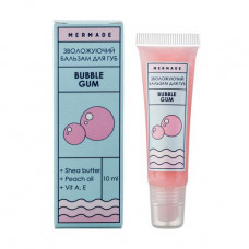 The moisturizing balm for lips of Mermade Bubble Gum with oil of a peach and shi, with A, E vitamins, 10 ml
