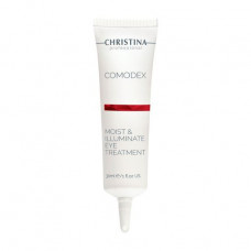 The moisturizing skin gel around eyes of Christina Comodex Moist And Illuminate Eye Treatment Shine, 30 ml