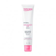 The moisturizing face gel Topicrem Hydra + Moisturizing Radiance Gel, 40 ml