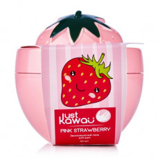 The moisturizing Just Kawaii hand gel Pink strawberry, 60 ml