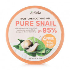 The moisturizing gel for a body of Esfolio Pure Snail Moisture Soothing Gel of 95% of Purity with mutsiny snails, 300 ml