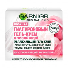 The moisturizing gialuronovy gel-cream for the person Garnier Skin Naturals with pink water, all-type skin, 50 ml