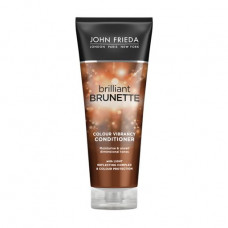 The moistening John Frieda Brilliant Brunette Colour Vibrancy Conditioner conditioner for protection of color of dark hair, 250 ml