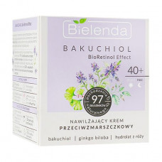 The moisturizing cream for the person Bielenda Bakuchiol BioRetinol Effect 40+ against wrinkles, 50 ml