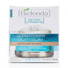 The moisturizing cream for the person Bielenda Skin Clinic Professional Super Power Mezo Cream, 50 ml
