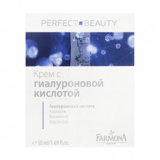 The moisturizing cream for the person Farmona Perfect Beauty with hyaluronic acid and collagen, 50 ml