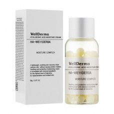 The moisturizing cream for the person WellDerma Hyaluronic Acid Moisture Cream in capsules, 20 g