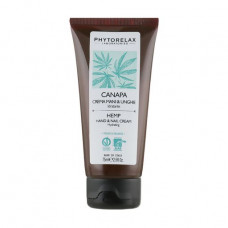 The moisturizing Phytorelax Laboratories Hemp Hand And Nail Cream hand and nail cream, 75 ml