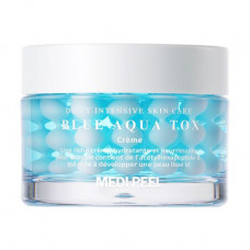 The moisturizing cream in balls of Medi-Peel Power Aqua Cream for intensive moistening of skin, 50 g