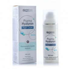 The moisturizing night cream for the person Pharma Hyaluron Nigth Cream Riche, 50 ml