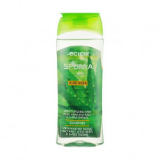 The moisturizing shampoo for hair of Eclair Spuma Aloe Vera Shampoo with aloe extract belief and D-panthenol, 400 ml