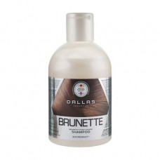 The moisturizing shampoo for protection of color of dark hair of Dallas Cosmetics Brunette Shampoo, 1 l