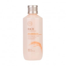 The moistening toner of The Face Shop Rice Ceramide Moisturizing Toner with ceramides and extract of rice, 150 ml