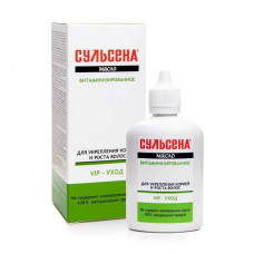 The vitaminized Sulsena oil for strengthening of roots and growth of hair, 100 ml