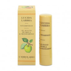 Vitamin L'Erbolario Lucida Labbra Vitaminico lip gloss on the basis of apple juice and tangerine, 4.5 ml