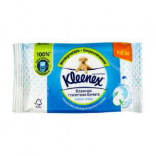 Damp Kleenex Classic toilet paper, 42 pieces