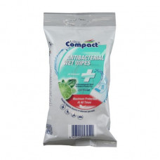 Wet antibacterial towel wipes of Ultra Compact Wet Wipes, 15 pieces