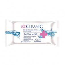 Wet towel wipes of Cleanic Antibacterial antibacterial, 15 pieces