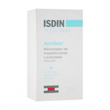 Wet towel wipes for the person Isdin Teen Skin Acniben, 30 pieces