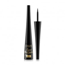 Waterproof opaque eyeliner of Eveline Cosmetics Liquid Precision Eyeliner 2000 Procent Waterproof of black, 4 ml