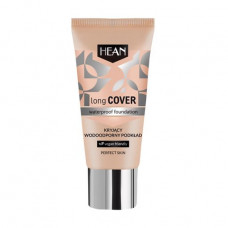 Waterproof liquid foundation for the person Hean Long Cover Waterproof Foundation C01 Vanilla, 30 ml