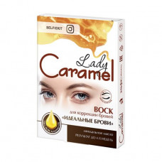 Wosk for correction of eyebrows Caramel Lady Ideal eyebrows, 32 pieces