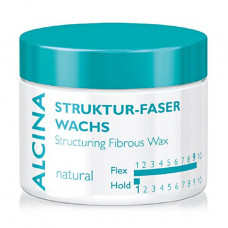 Wosk fibrous for hair dressing of Alcina Structure String Wax of natural fixing, 50 ml