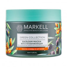 Restoring Markell Green Collection balm mask with oil of an olive and an argania, 250 ml (bottle)