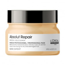 The restoring mask L'Oreal Professionnel Serie Expert Absolut Repair Protein + Gold Quinoa for the injured hair, 250 ml