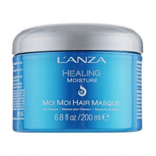The restoring L'anza Healing Moisture Moi Moi Hair Masque mask for deep moisturizing of hair, 200 ml