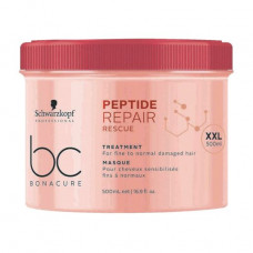 The restoring Schwarzkopf Professional BC Bonacure Repair Rescue PeptideTreatment mask, for the injured hair, 500 ml